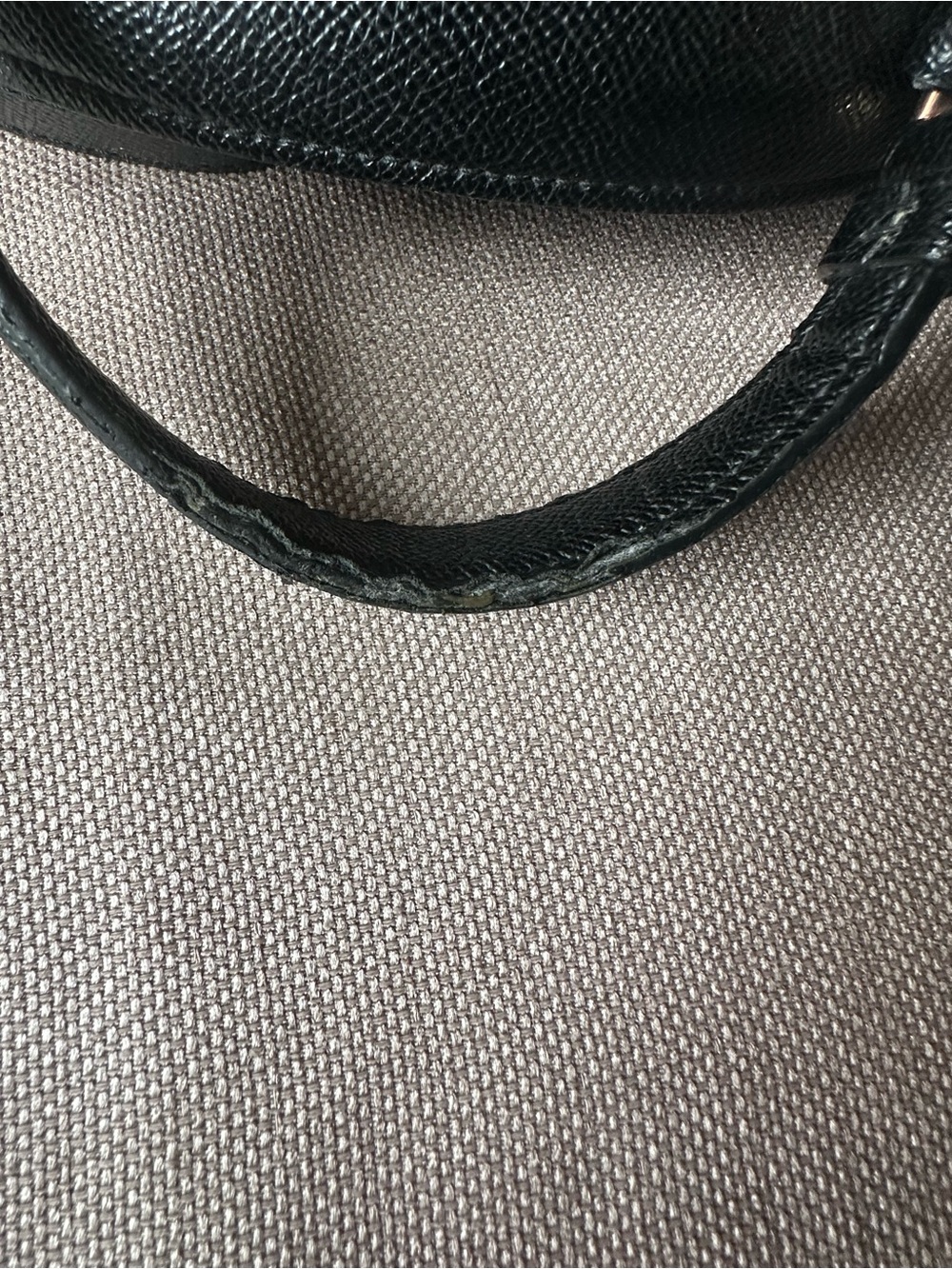 Coach Black Leather Mini Backpack with Gold Hardware Accents - Picture 5 of 5